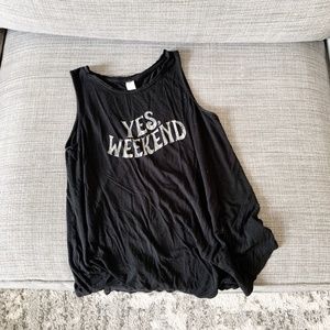YES, WEEKEND TANK TOP FROM OLD NAVY!